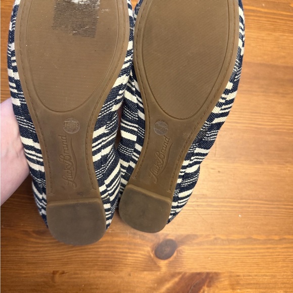 Lucky Brand Women's Striped Flats - Navy and White - Picture 3 of 3